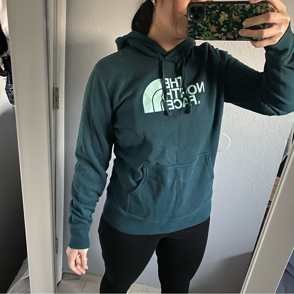 The North Face Teal Hoodie